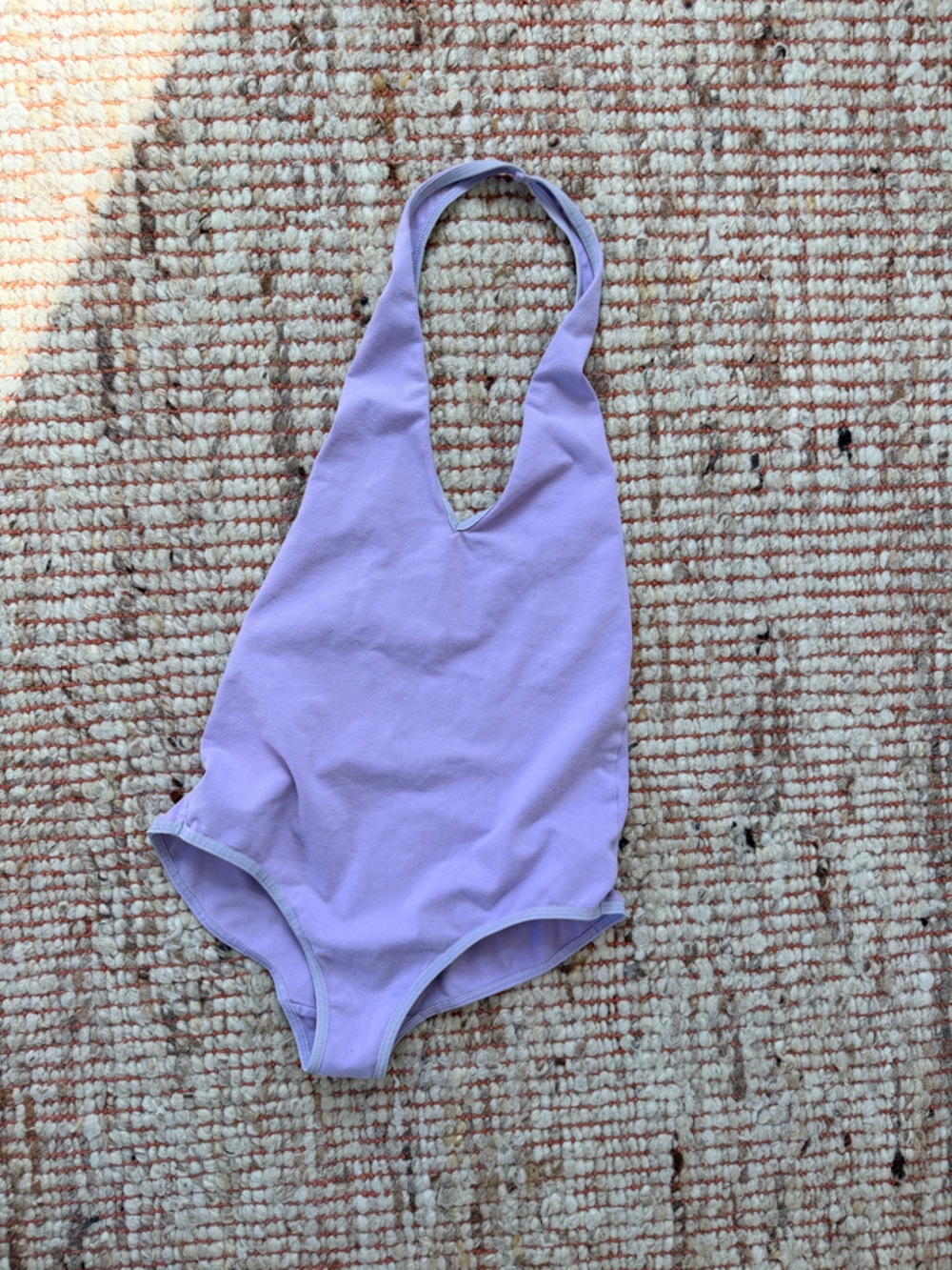 American Apparel Lilac Scoop Neck Bodysuit